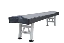 Playcraft Extera 12′ Outdoor Shuffleboard Table Silver