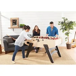 Playcraft Milan – European Style Foosball Table Light Maple