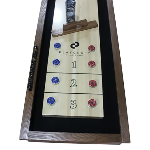 Playcraft Montauk Pecan Shuffleboard Table