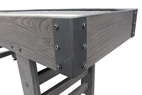 Playcraft Saybrook Midnight Shuffleboard Table Midnight Charcoal Gray 12