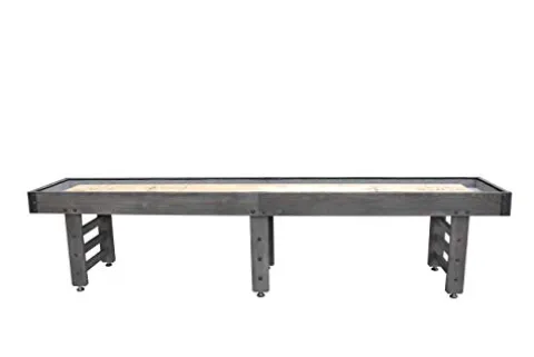 Playcraft Saybrook Midnight Shuffleboard Table Midnight Charcoal Gray 12