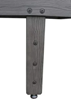 Playcraft Saybrook Midnight Shuffleboard Table Midnight Charcoal Gray 12