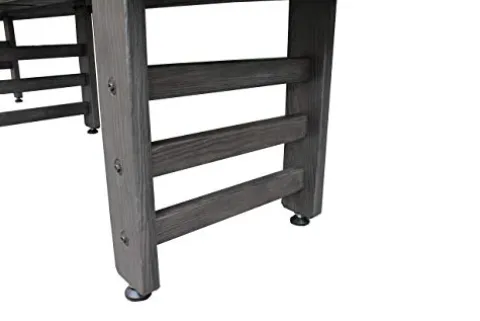 Playcraft Saybrook Midnight Shuffleboard Table Midnight Charcoal Gray 12