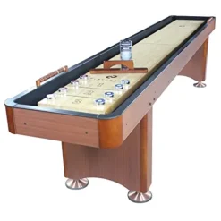 Playcraft Woodbridge 12′ Shuffleboard Table Cherry