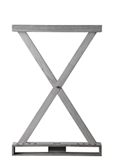 Playcraft X Style Hardwood 8 Cue Billiard Equipment Wall Rack Pewter