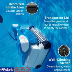 Polaris 8050 Sport Robotic Pool Cleaner Blue