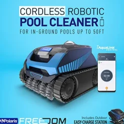 Polaris Freedom Cordless Robotic Pool Cleaner Blue