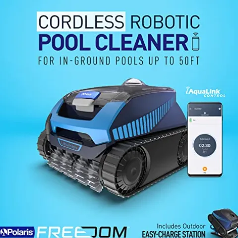 Polaris Freedom Cordless Robotic Pool Cleaner Blue