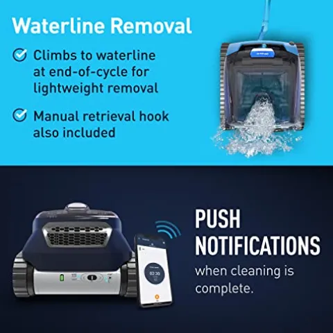 Polaris Freedom Cordless Robotic Pool Cleaner Blue