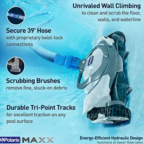 Polaris MAXX Premium Pool Cleaner White