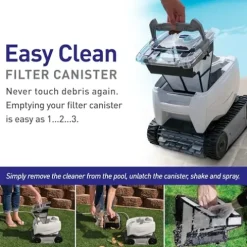 Polaris P724 Robotic Pool Cleaner White