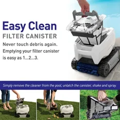 Polaris P70 Robotic Pool Cleaner Above Ground Pools White