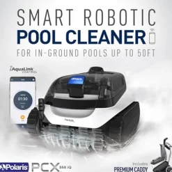 Polaris PCX 868 iQ Smart Robotic Pool Cleaner Black