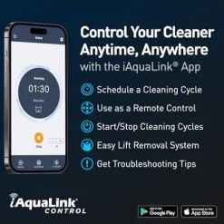 Polaris PCX 868 iQ Smart Robotic Pool Cleaner Black