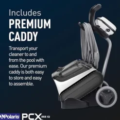 Polaris PCX 868 iQ Smart Robotic Pool Cleaner Black