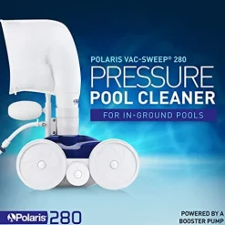Polaris Vac-Sweep 280 Pressure-Side Pool Cleaner White