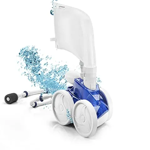 Polaris Vac-Sweep 380 Pressure Inground Pool Cleaner White and Blue