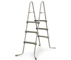 PolyGroup Summer Waves 14ft x 36in Wicker Metal Frame Pool Set Brown