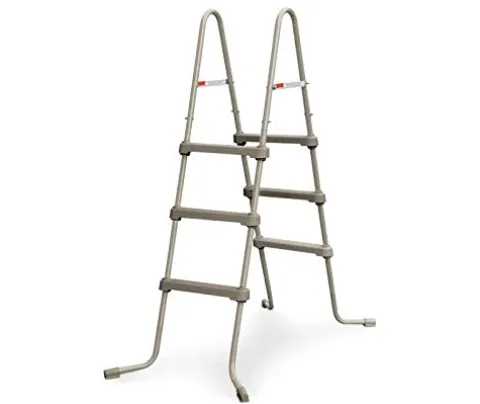 PolyGroup Summer Waves 14ft x 36in Wicker Metal Frame Pool Set Brown