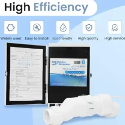 Pomeade Salt Chlorine Generator for Up to 40,000 Gallon Pools – 2 Year Warranty