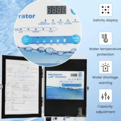Pomeade Salt Chlorine Generator for Up to 40,000 Gallon Pools – 2 Year Warranty