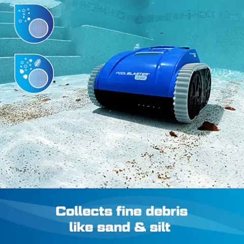 POOL BLASTER CX-300 Cordless Robotic Pool Cleaner Blue