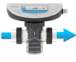 PoolZoom Salt Water Pool Chlorinator System, Electronic Generator for Inground Pools, Titanium Cell