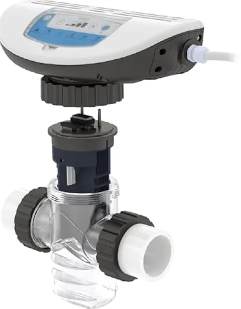 PoolZoom Salt Water Pool Chlorinator System, Electronic Generator for Inground Pools, Titanium Cell
