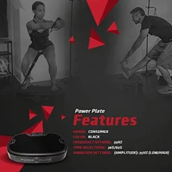 Power Plate Personal Vibrating Exercise Tool Black