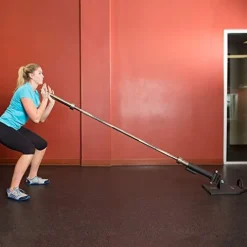 Power Systems Landmine Weight Training Station Olympic Size Bar Black