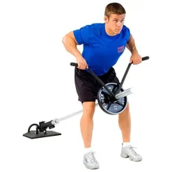 Power Systems Landmine Weight Training Station Olympic Size Bar Black