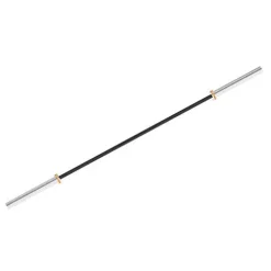 Power Systems Men’s 20kg Hybrid Bar – Black Zinc and Stainless Steel Construction Silver