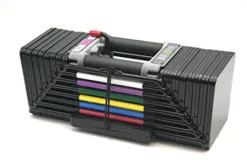 POWERBLOCK Elite USA 90 Pound Adjustable Dumbbells Gray