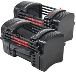POWERBLOCK EXP Adjustable Dumbbells Black/Red