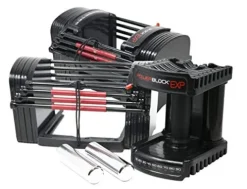 POWERBLOCK EXP Adjustable Dumbbells Black/Red