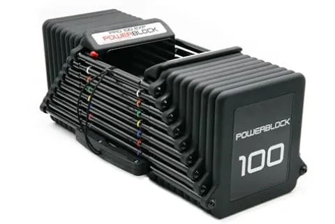 POWERBLOCK Pro 100 EXP Adjustable Dumbbell Black