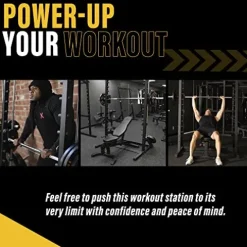 Powertec Fitness Roller Smith Machine Black