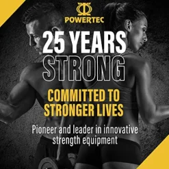 Powertec Fitness Workbench LeverSystem Adjustable Workout Bench Yellow