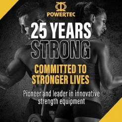 Powertec Workbench Power Rack Black 1000 lbs Max Load