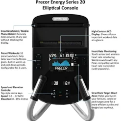 Precor EFX 225 Energy Series Elliptical Crosstrainer Silver