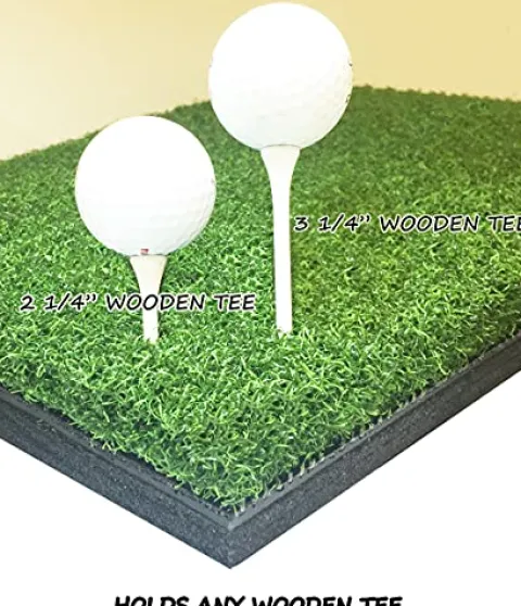 PREMIUM PRO TURF Commercial Golf Practice Mat 5’x5′ Ultra Heavy Duty
