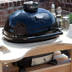 Primo Ceramic Charcoal Smoker Grill Oval Junior Black