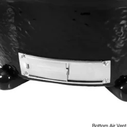 Primo Ceramic Charcoal Smoker Grill Oval Junior Black