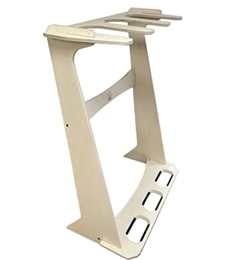 Pro Board Racks Pacifica XL Freestanding Floor Display Rack for Paddle Boards Birch