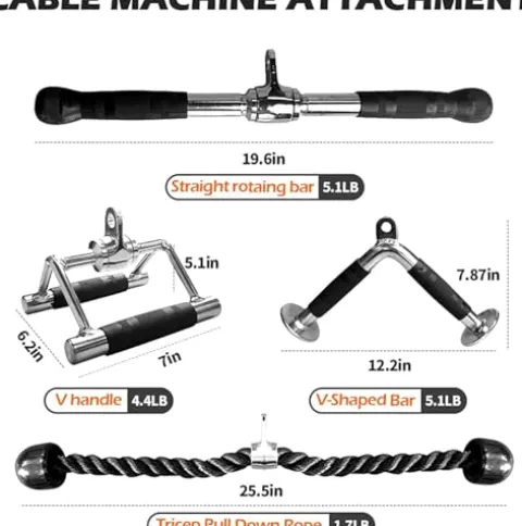 PRODC Multi-functional 160lb Power Cage Home Gym Set, Adjustable Pullup Squat Rack 1000lbs Capacity Fitness Barbell Rack