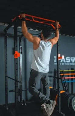 PRODC Multi-functional 160lb Power Cage Home Gym Set, Adjustable Pullup Squat Rack 1000lbs Capacity Fitness Barbell Rack