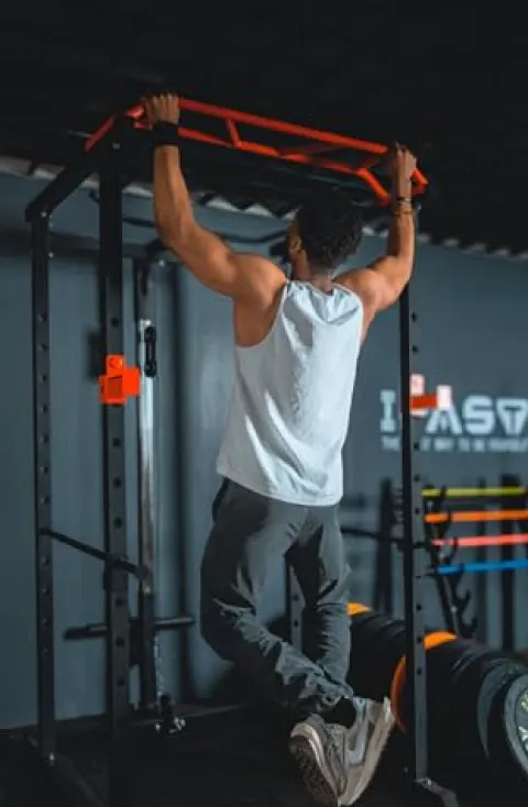 PRODC Multi-functional 160lb Power Cage Home Gym Set, Adjustable Pullup Squat Rack 1000lbs Capacity Fitness Barbell Rack