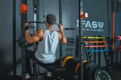 PRODC Multi-functional 160lb Power Cage Home Gym Set, Adjustable Pullup Squat Rack 1000lbs Capacity Fitness Barbell Rack