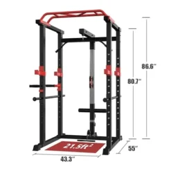 PRODC Power Cage Squat Rack 1000-Pound Capacity Olympic Gym Equipment