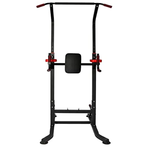 PRODCA Power Tower Multi-Functional Pull Up Bar Dip Station Push Up Workout Exercise Equipment